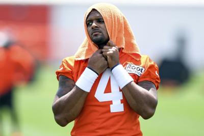 Browns Watson Suspended Football