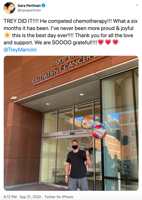 Trey Mancini completes chemotherapy for colon cancer