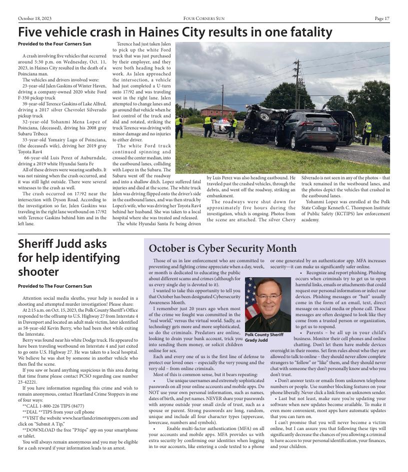 Page 17 Four Corners NewsSun