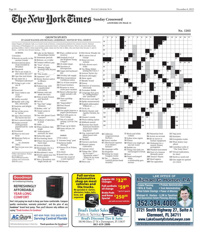 Page 11 Four Corners NewsSun