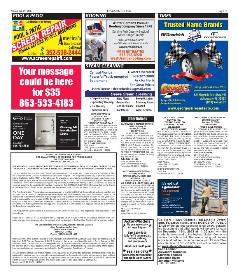 Page 15 Four Corners NewsSun