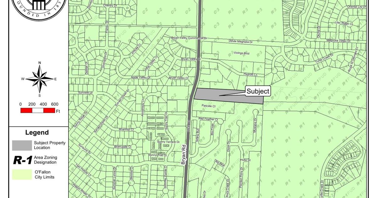Subdivision Map Bryan Voluntary annexation of land along Bryan Road approved | St. Charles ...