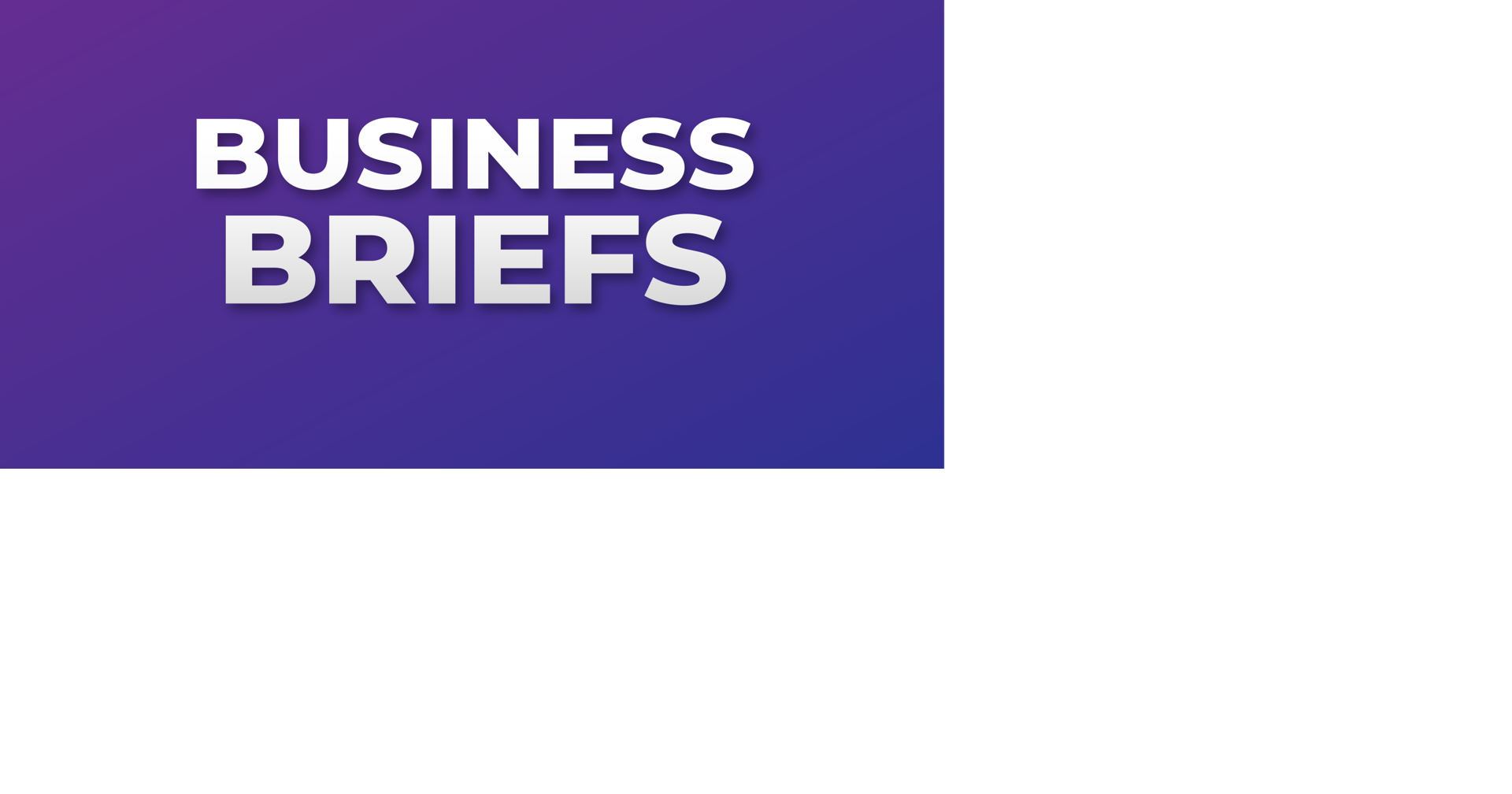 Business Briefs