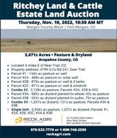 Ritchey Land & Cattle Estate Land Auction