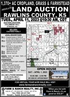Land Auction Rawlins County, KS