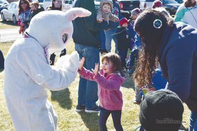 Kids hop to it: photos of the Easter egg hunt in Bombardier Park