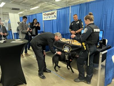 Gov. Scott at "Vermont's largest career fair"