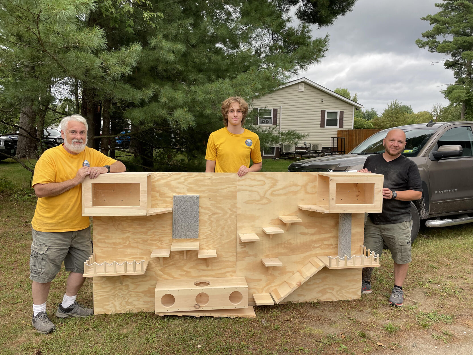 Milton Scout builds enrichment center for local animal rescue | Local ...