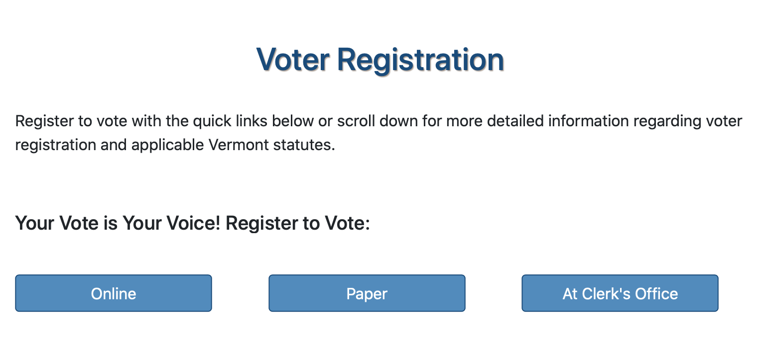 How To: Check Your Vermont Voter Registration Status In 5 Steps ...