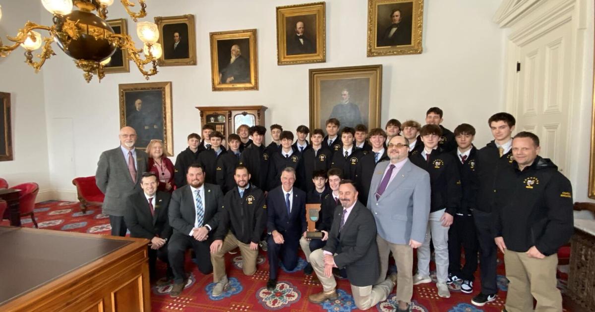 Milton High School championship boys soccer team recognized at Vermont Statehouse | Sports Milton High School championship boys soccer team recognized at Vermont Statehouse | Sports