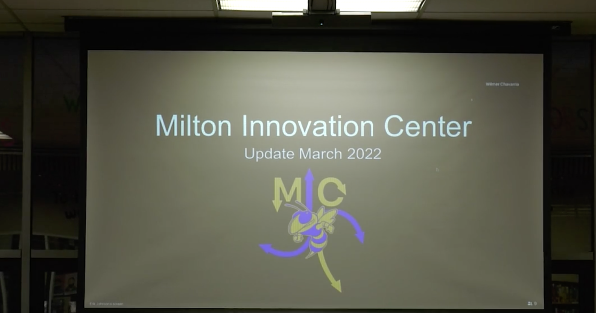 Milton Innovation Center to open April 4 at Milton High School, updates presented to the school board show great progress in a short amount of time | News
