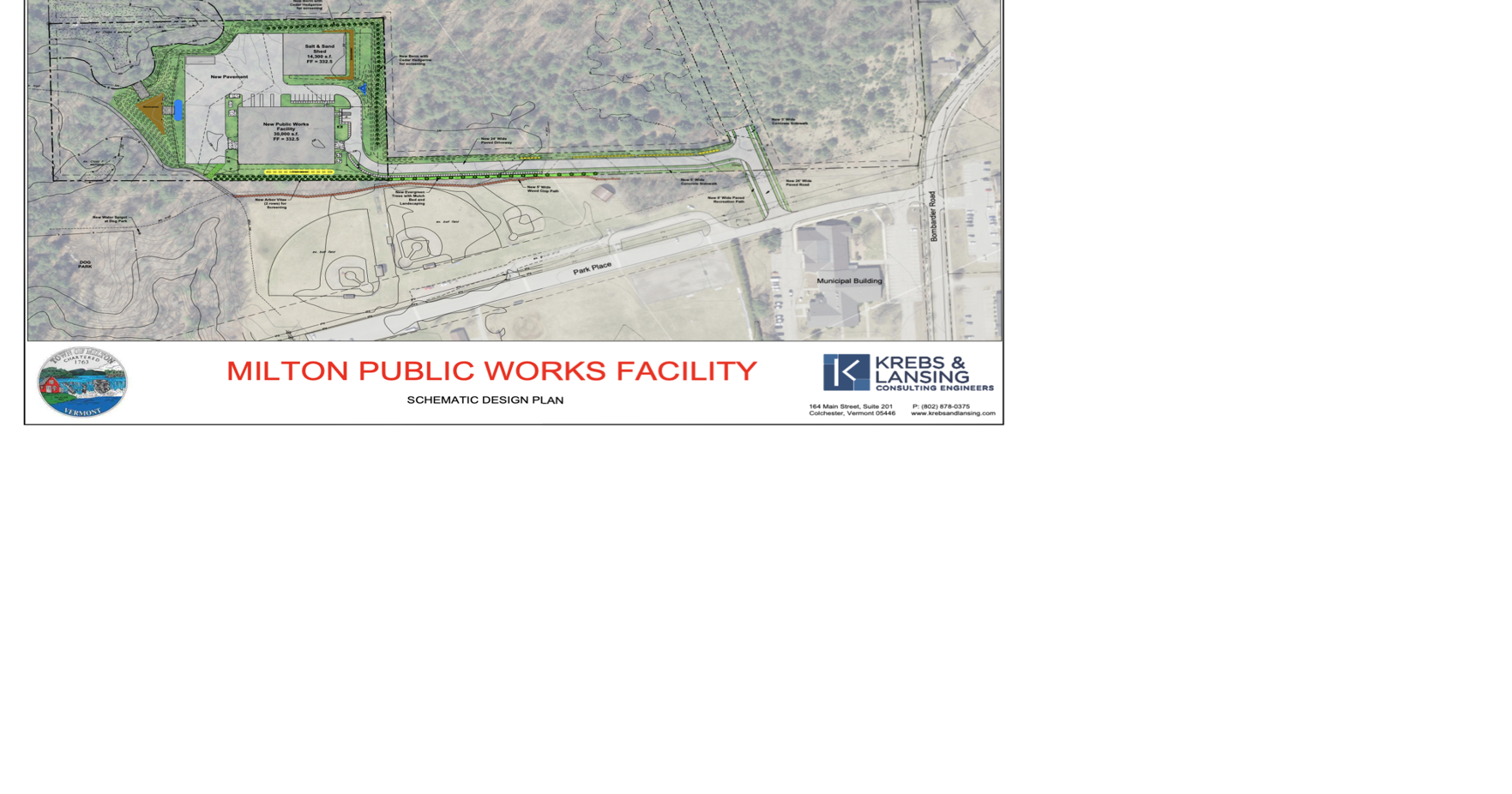 Town Manager updates board on new DPW facility with virtual renderings; grants, ARPA money and selling of old facility could help with estimated $6.5 million price tag