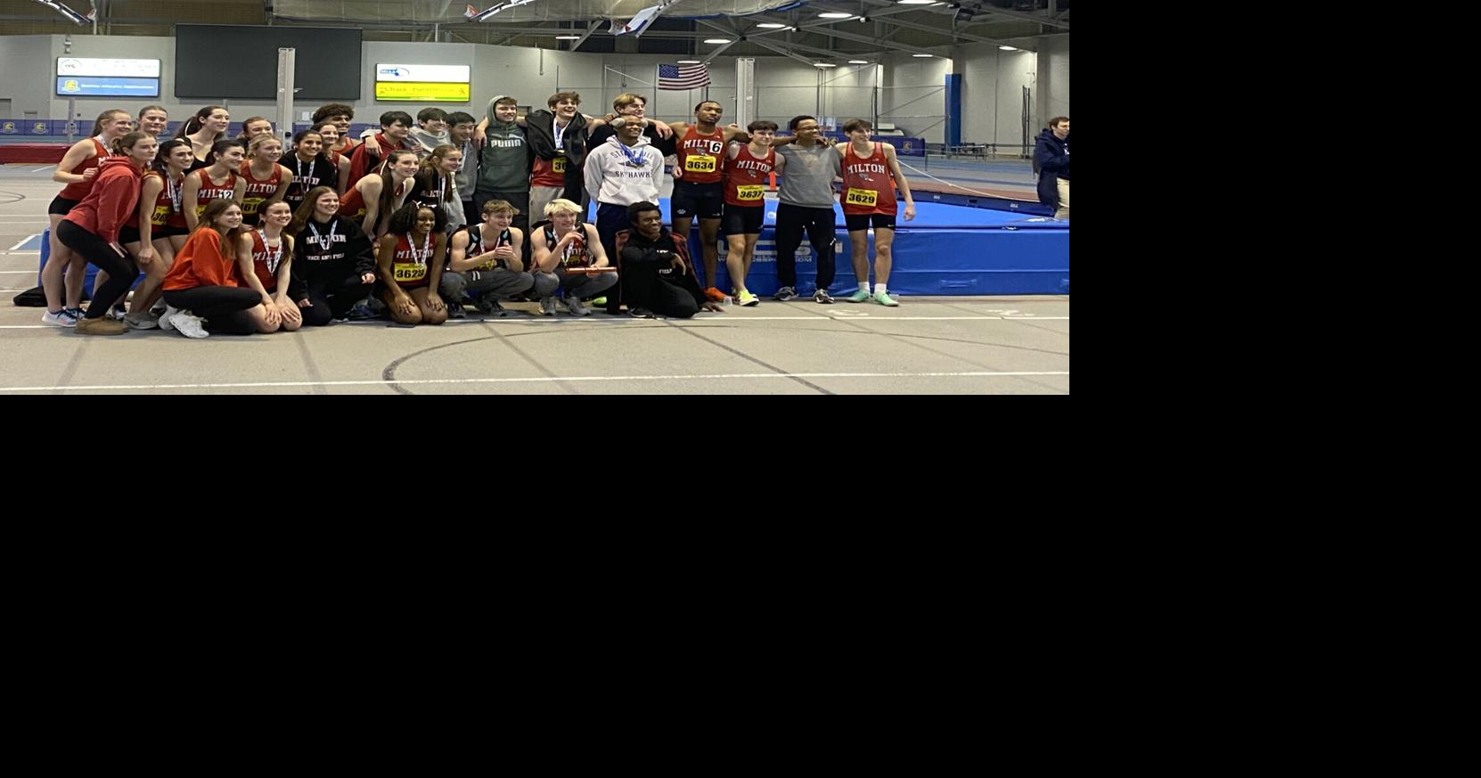 Milton High boys indoor track wins Division 3 title, girls second ...