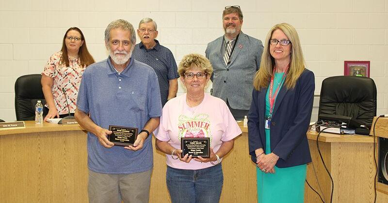 Mingo BOE recognizes retirees