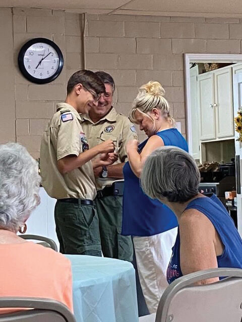 Gilliam recognized for achieving Eagle Scout honor