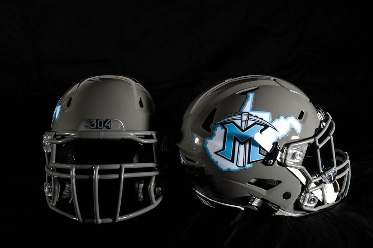 coalfield high-school football-helmet West Virginia Mountaineers Riddell Speed Display Helmet Riddell Speed Mini Helmet and Mask with High Quality Decals A devastating loss' | Coalfield