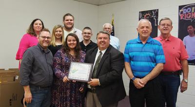Mingo Central graphic design class honored