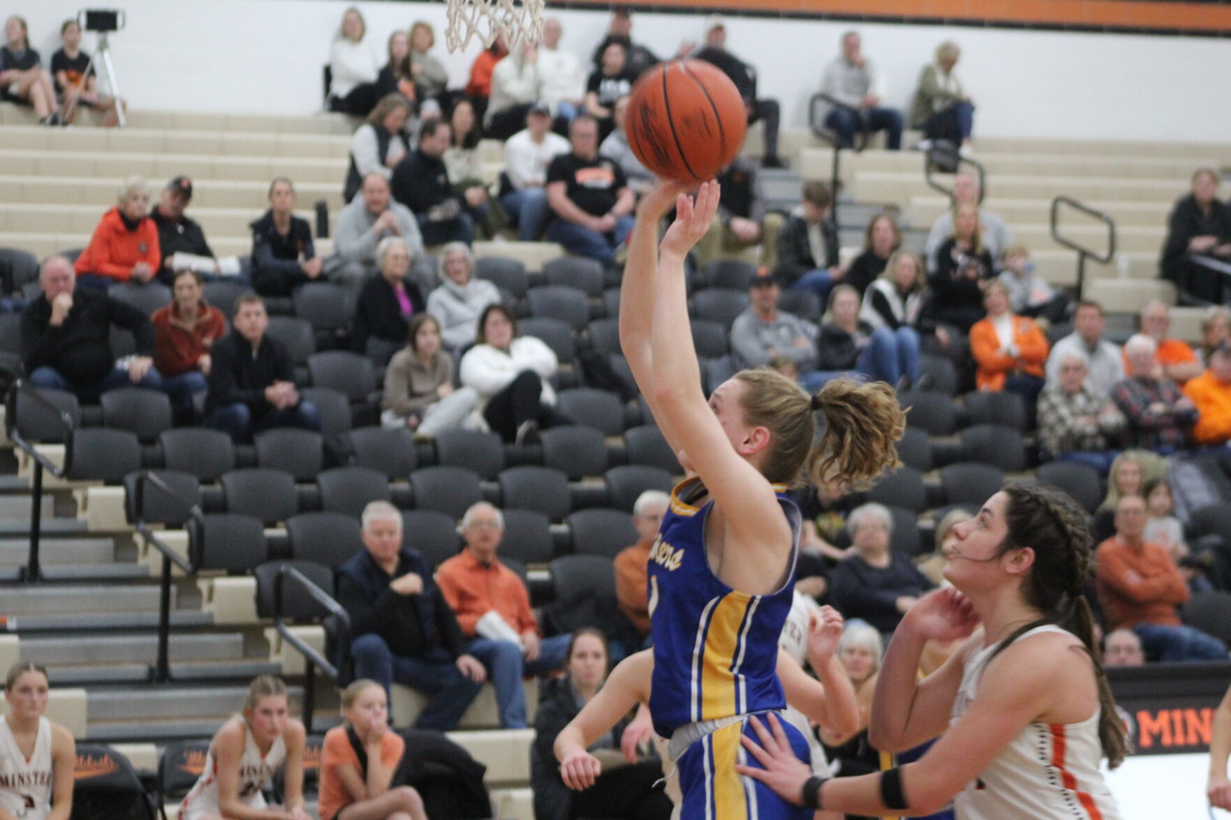 Minster Lady Wildcats defeat St. Mary’s Roughriders in 42-23 victory