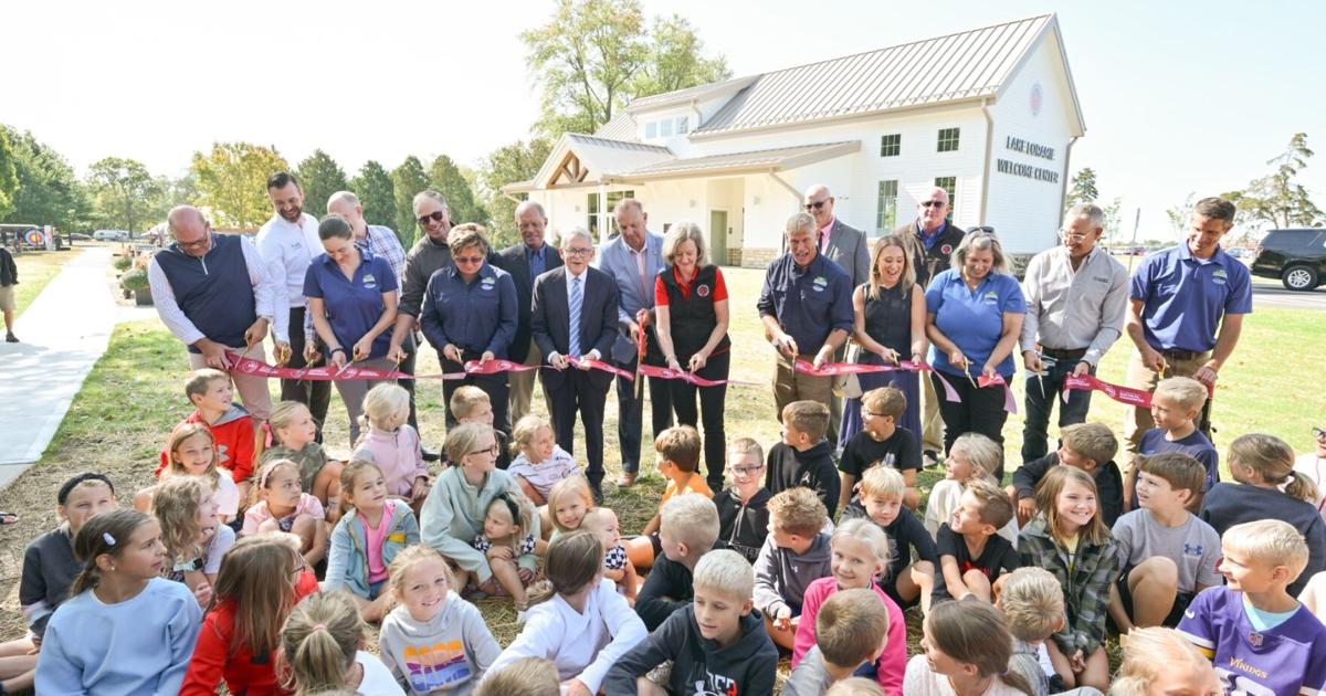 Governor DeWine, ODNR open center at Lake Loramie State Park