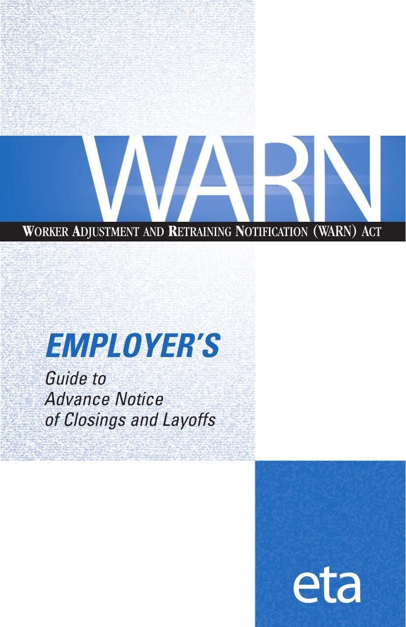 WARN Act employer's guide
