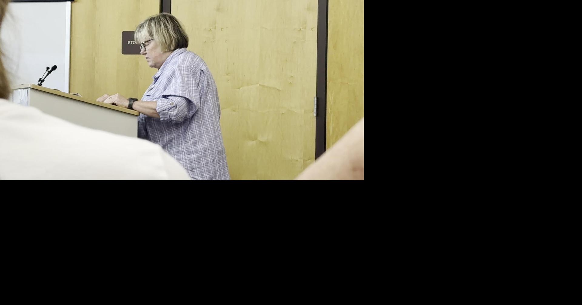 Data center public meeting speaker