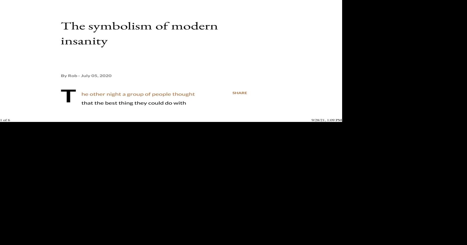 The symbolism of modern insanity | News | montanakaimin.com