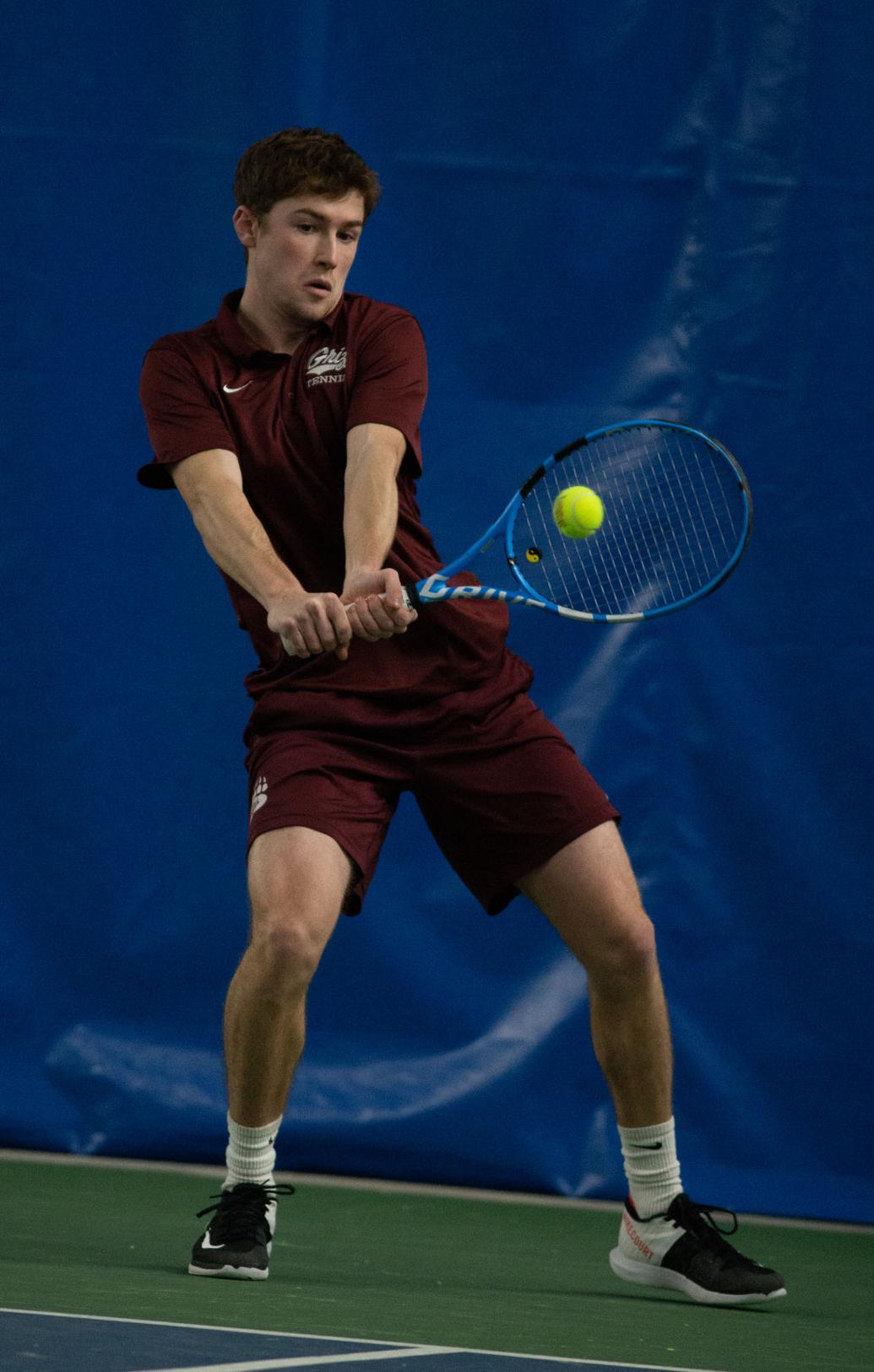 Men's tennis sweeps doubleheader against Whitworth Gallery