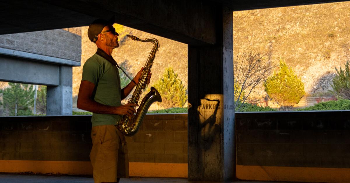 UM parking garage’s mysterious musician
