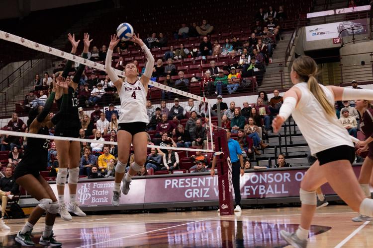Montana volleyball rattles off seven straight to sweep Vikings 3 0  