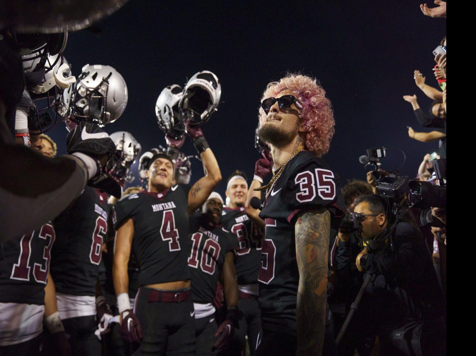 Video: UFC champ Sean O'Malley at University of Montana football game