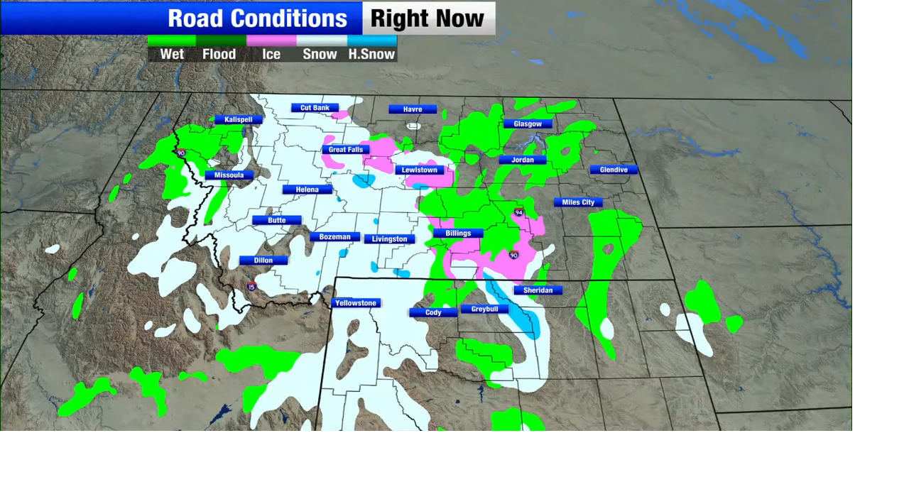 Snow and rain decrease as calmer weather arrives in Montana | Montana ...