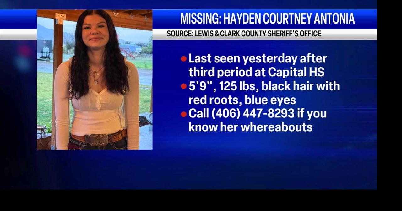 Capital High student Hayden Courtney Antonia reported missing | Helena ...