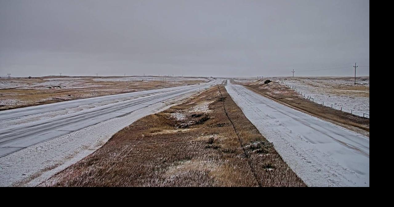 Scattered snow and ice covering roadways in eastern and parts of ...