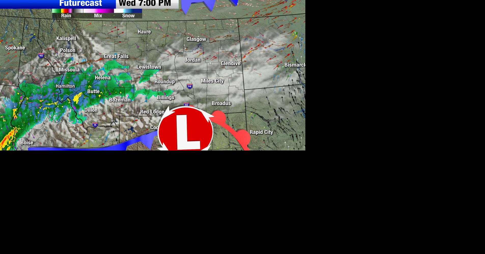 Rain and cold bring showers to western communities tonight | Montana ...