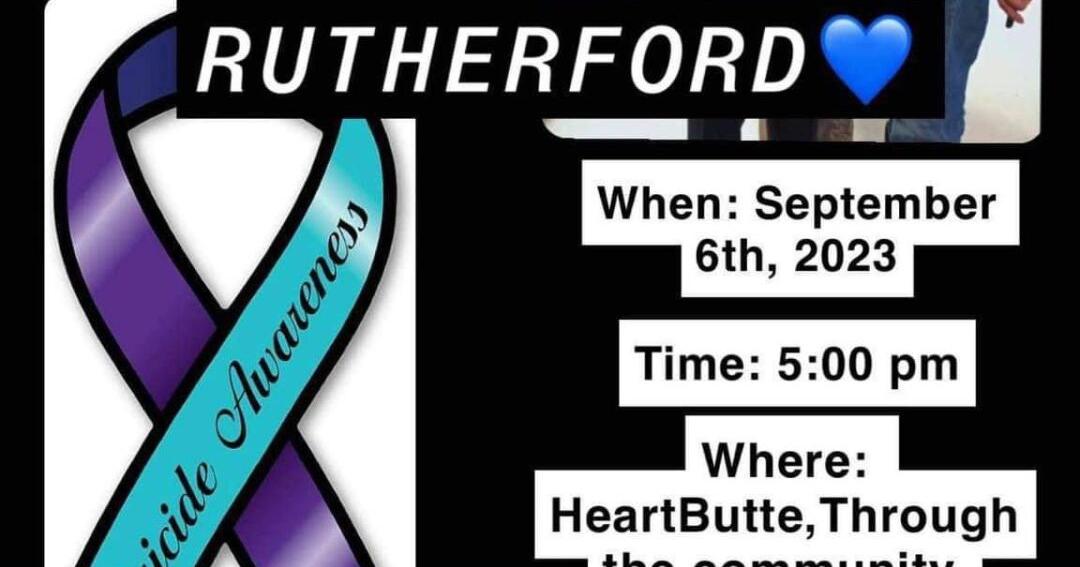 Walk for Ross Rutherford happening in Heart Butte community | Great ...