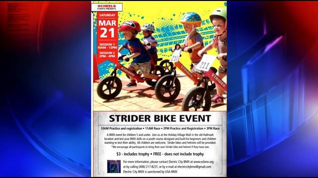 Strider Bike Event for Kids Five and Under Featured