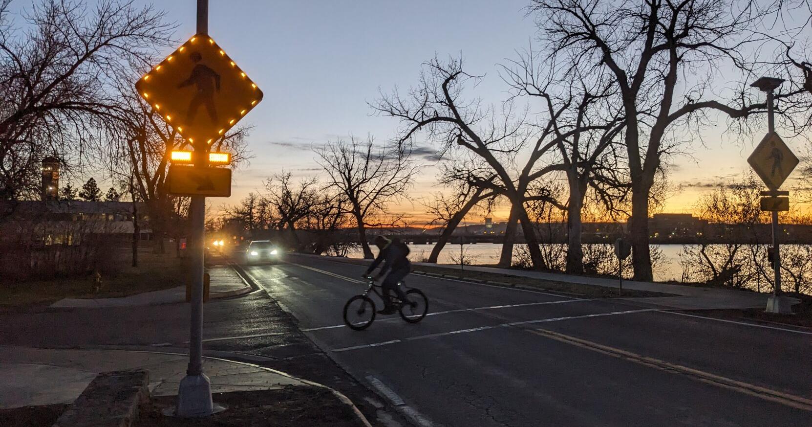New "rapid flash" trail crossing signs installed in Great Falls - Vimarsana News