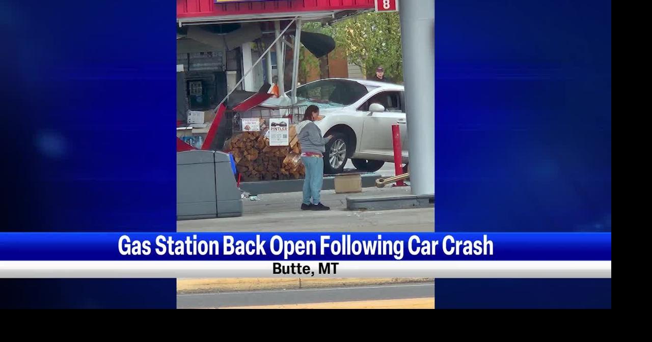 Car drives into Butte gas station market Butte News