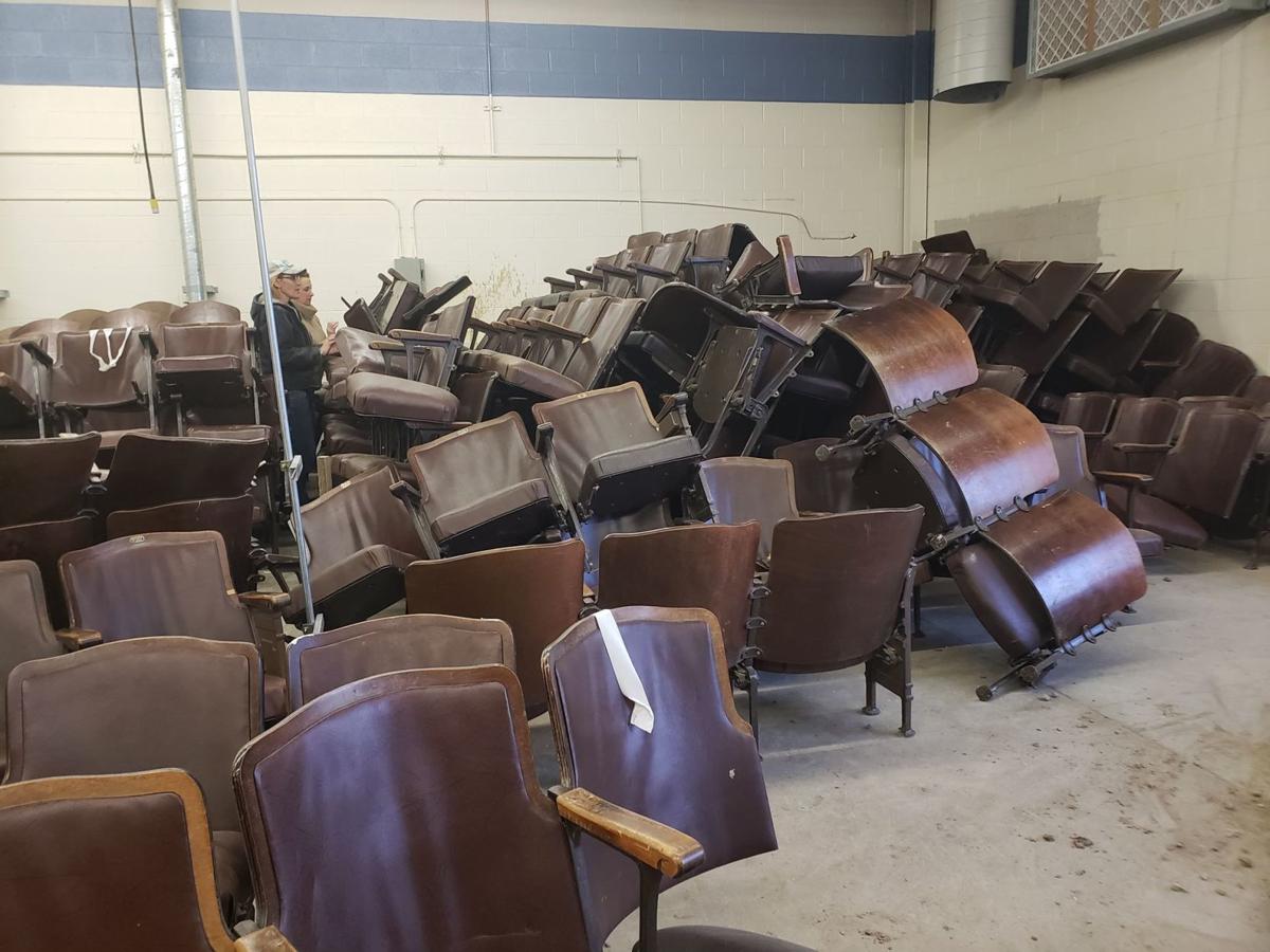 Old Great Falls High School Auditorium Chairs Up For Sale Abc