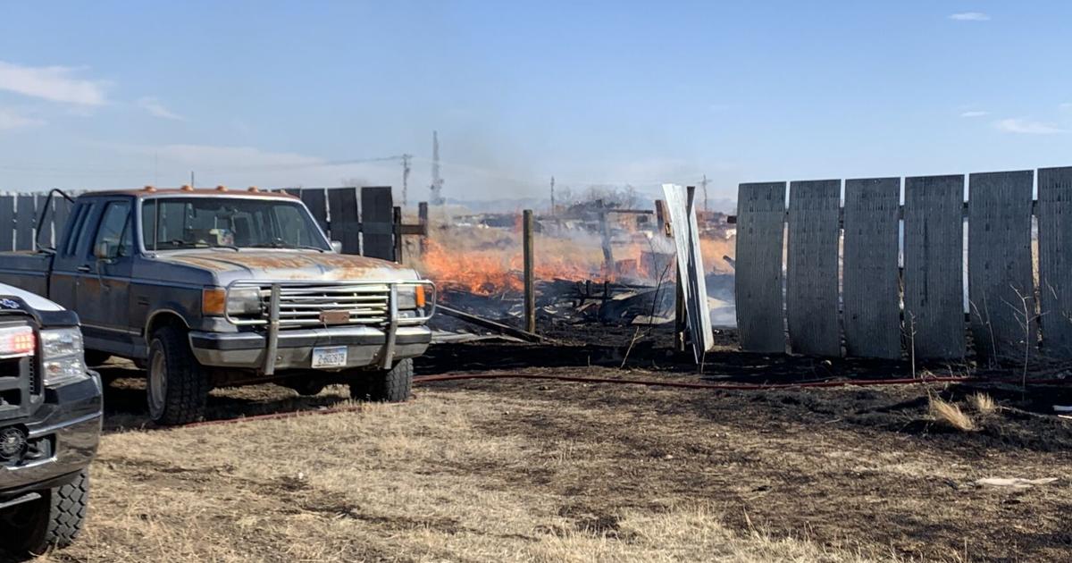 Controlled burn spreads, turns into structure fire | Montana News ...