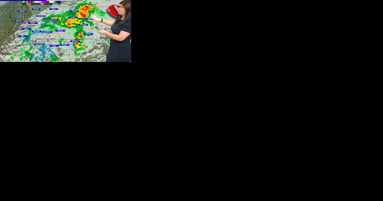 Significant rainfall arrives today for central and eastern Montana with periods of mountain snow through Thursday night