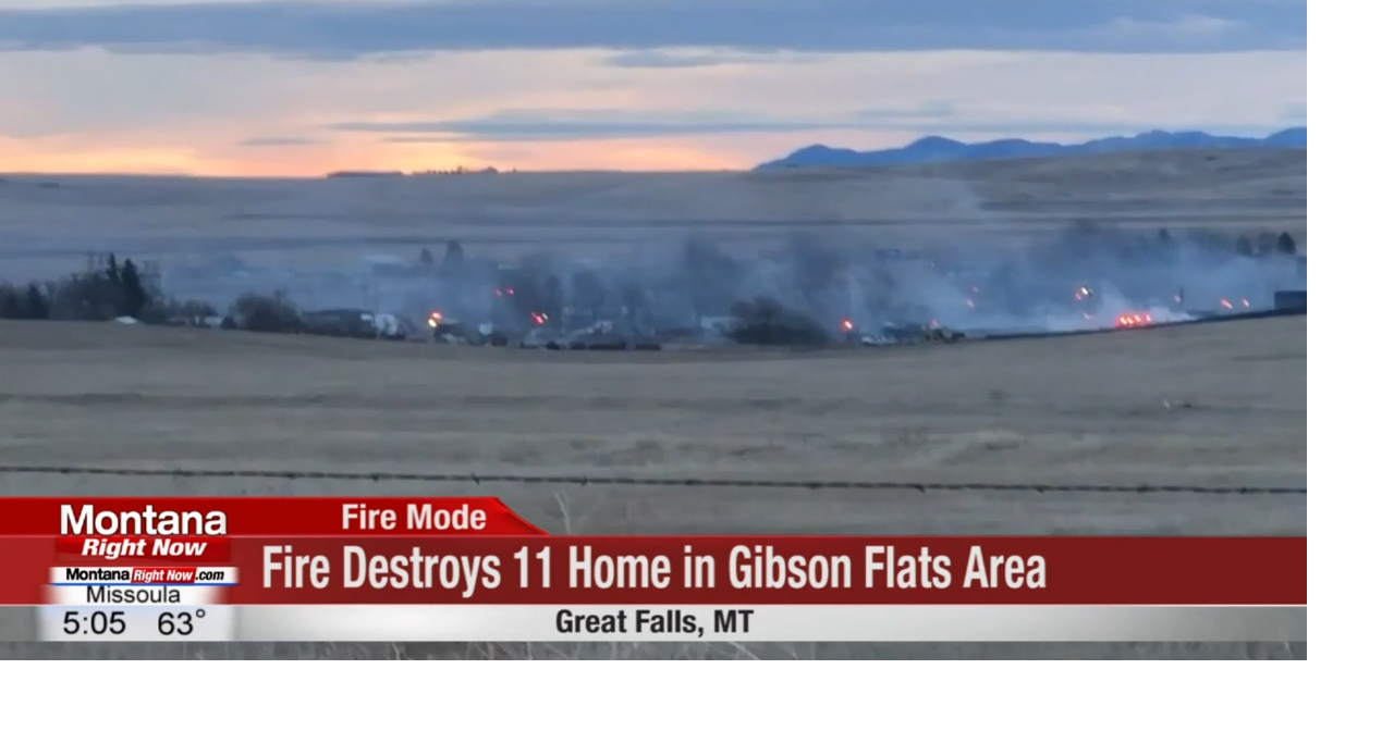 Wildland fire tears through Gibson Flats area near Great Falls Great
