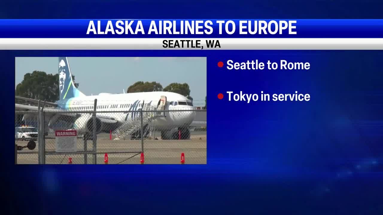 Alaska Air announces nonstop flight to Rome, image size:1280x720