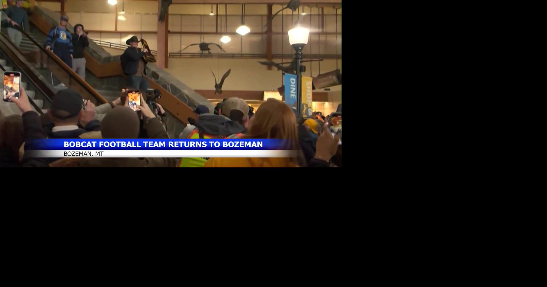 Bobcat football team returns to Bozeman after Nashville victory