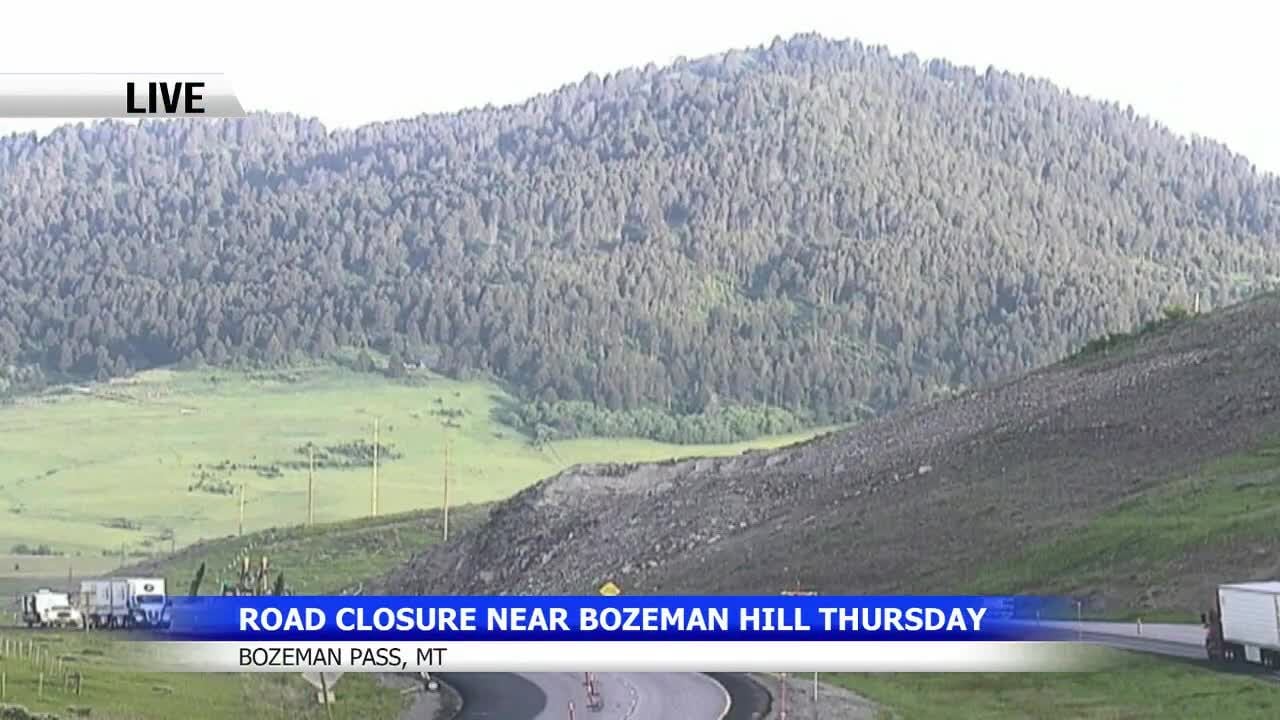 Bozeman Pass road closure planned for rock excavation on I-90