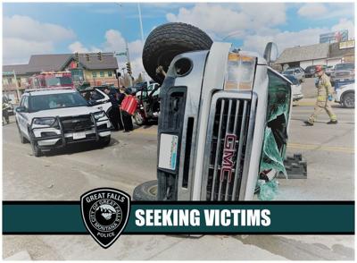 Great Falls PD looking for people almost hit by the driver of a stolen truck Monday - Great Falls News - montanarightnow.com