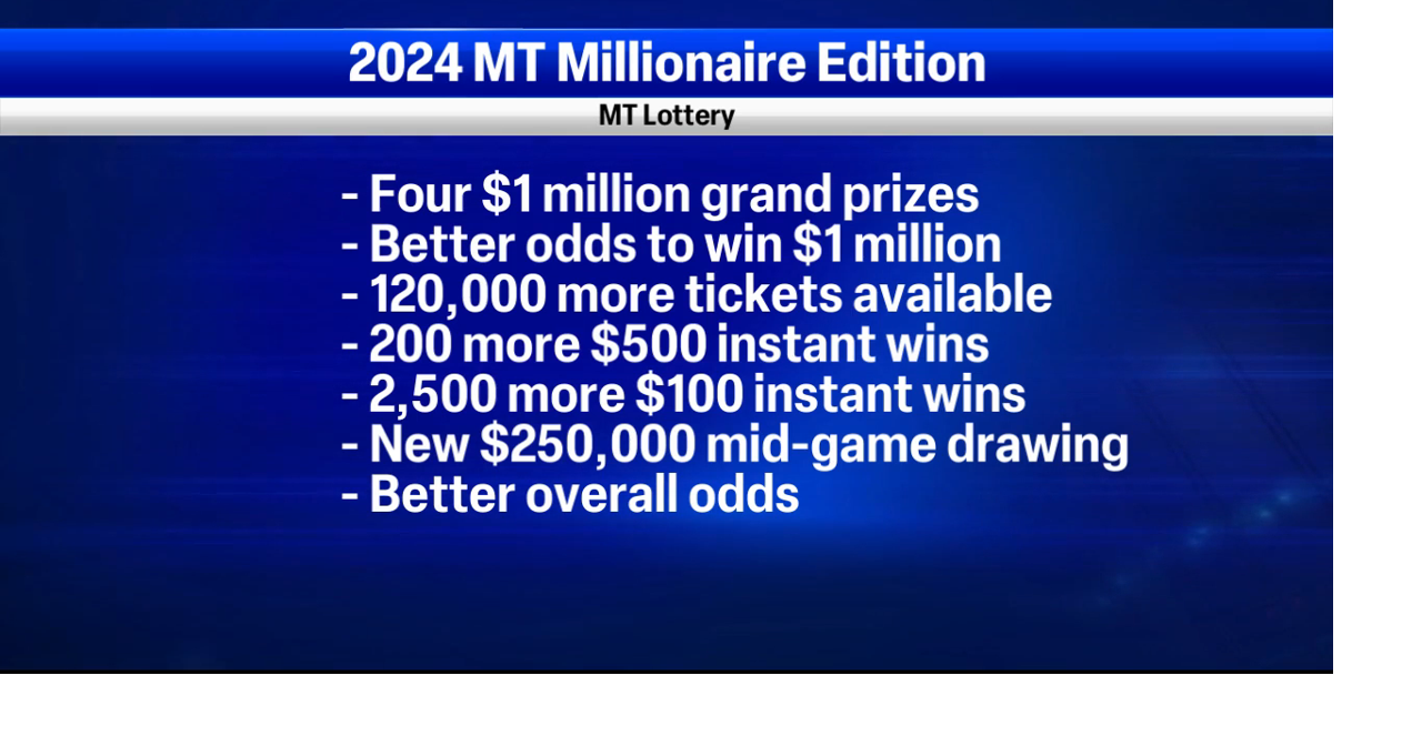 Montana Lottery Commission approves more tickets, fourth winner for 2024 Montana Millionaire