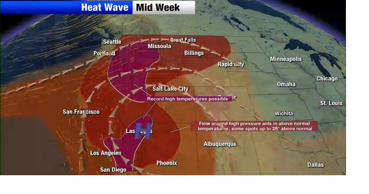 Heat wave continues to intensify across Montana | Montana Local Weather ...