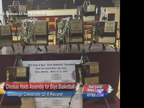Choteau High School Holds Assembly To Celebrate 52 0 Team Record