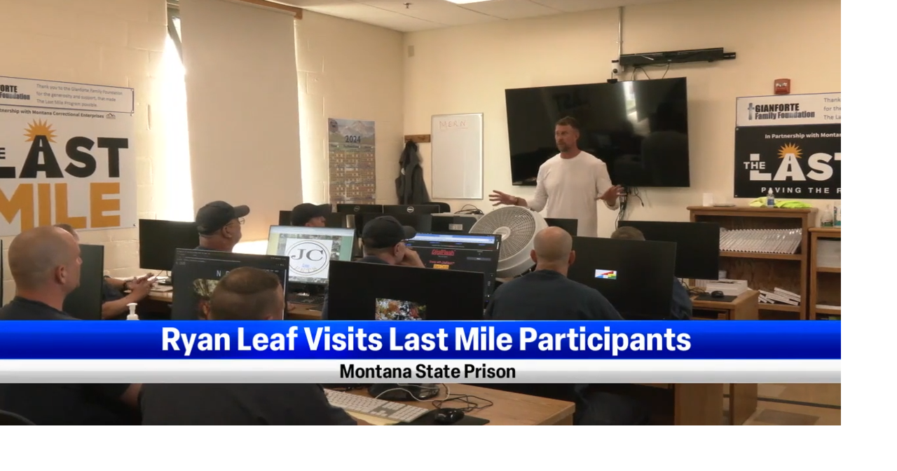 Former NFL Quarterback and Great Falls Native, Ryan Leaf, speaks with